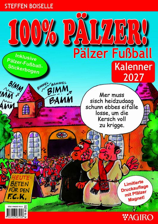 Produktbild: 100% P&Auml;LZER! P&auml;lzer Fu&szlig;ball Kalenner 2027