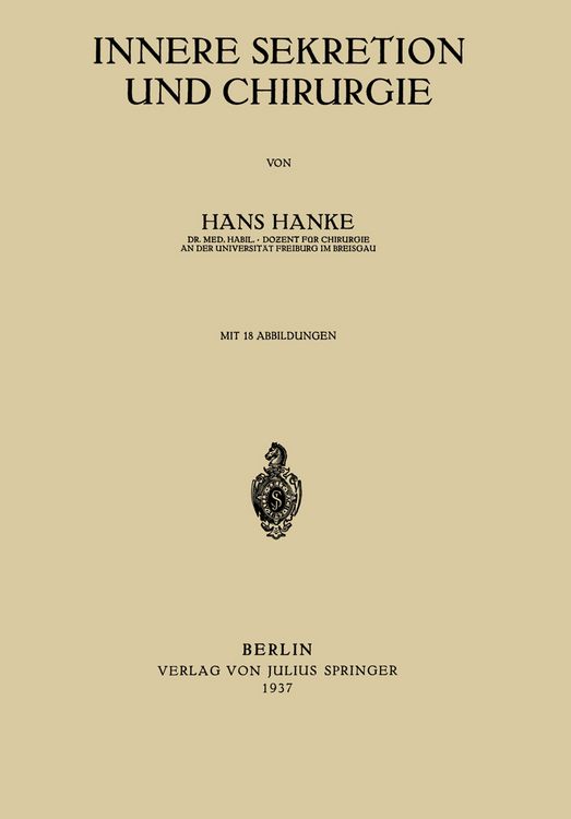 Produktbild: Innere Sekretion und Chirurgie