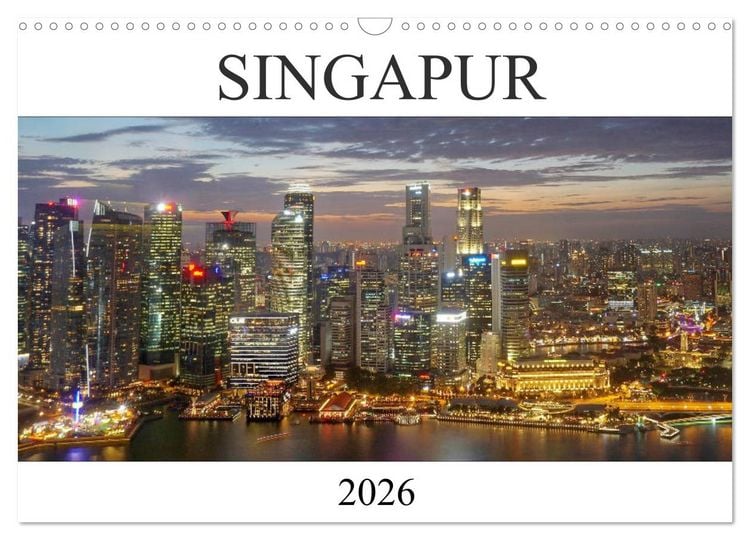 Produktbild: Singapur (Wandkalender 2026 DIN A3 quer), CALVENDO Monatskalender