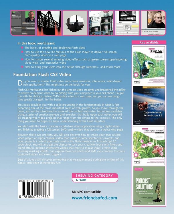 Produktbild: Foundation Flash CS3 Video