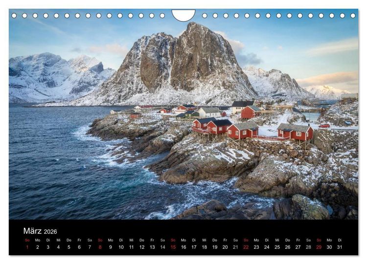 Produktbild: Lofoten Impressionen von Armin Fuchs (Wandkalender 2026 DIN A4 quer), CALVENDO Monatskalender