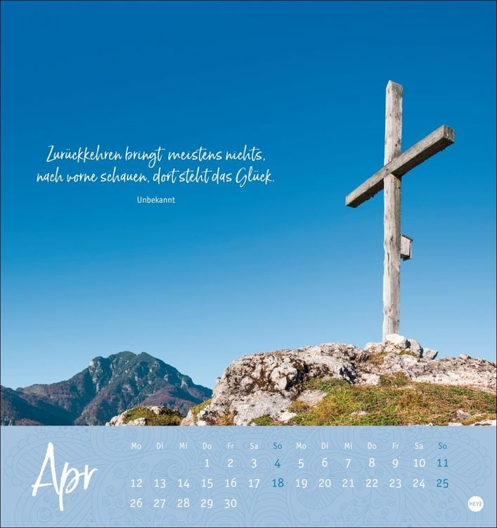 Produktbild: Augenblicke voller Zuversicht Postkartenkalender 2027