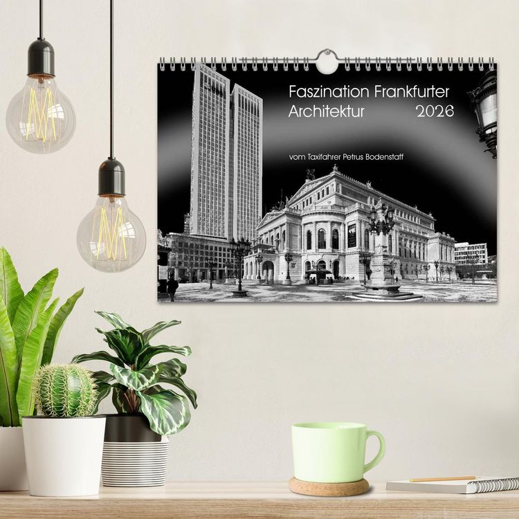 Produktbild: Faszination Frankfurter Architektur (Wandkalender 2026 DIN A4 quer), CALVENDO Monatskalender