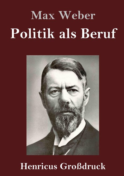 Produktbild: Politik als Beruf (Gro&szlig;druck)