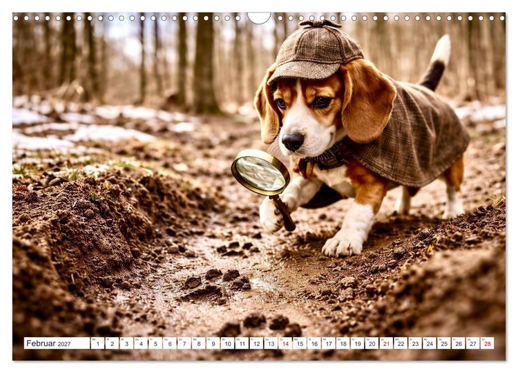 Produktbild: Wovon Hunde tr&auml;umen (Wandkalender 2027 DIN A3 quer), CALVENDO Monatskalender