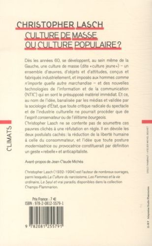 Produktbild: Culture de masse ou culture populaire ?