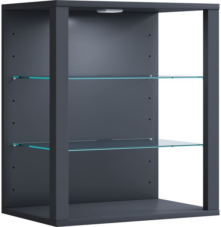Produktbild: Holz Glas Stand Vitrine Sammelvitrine Glasol SW