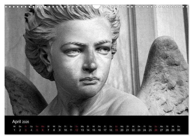 Produktbild: Lebende Steine - Skulpturen auf dem Friedhof Staglieno (Wandkalender 2026 DIN A3 quer), CALVENDO Monatskalender