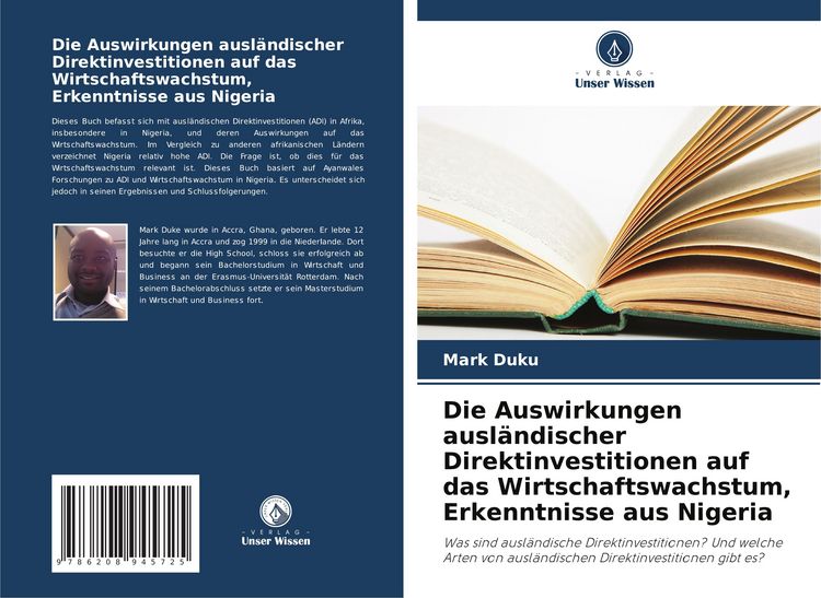 Produktbild: Die Auswirkungen ausl&auml;ndischer Direktinvestitionen auf das Wirtschaftswachstum, Erkenntnisse aus Nigeria