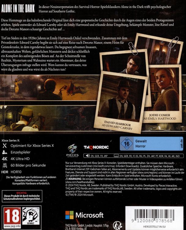 Produktbild: Alone in the Dark