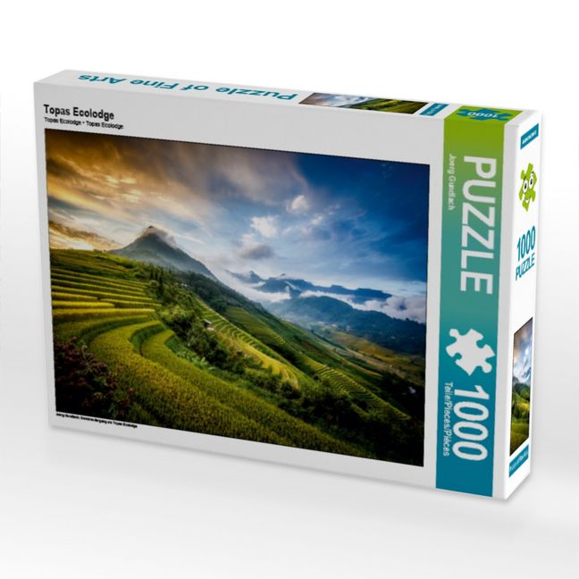Produktbild: CALVENDO Puzzle Topas Ecolodge | 1000 Teile Lege-Gr&ouml;&szlig;e 64x48cm Foto-Puzzle f&uuml;r gl&uuml;ckliche Stunden