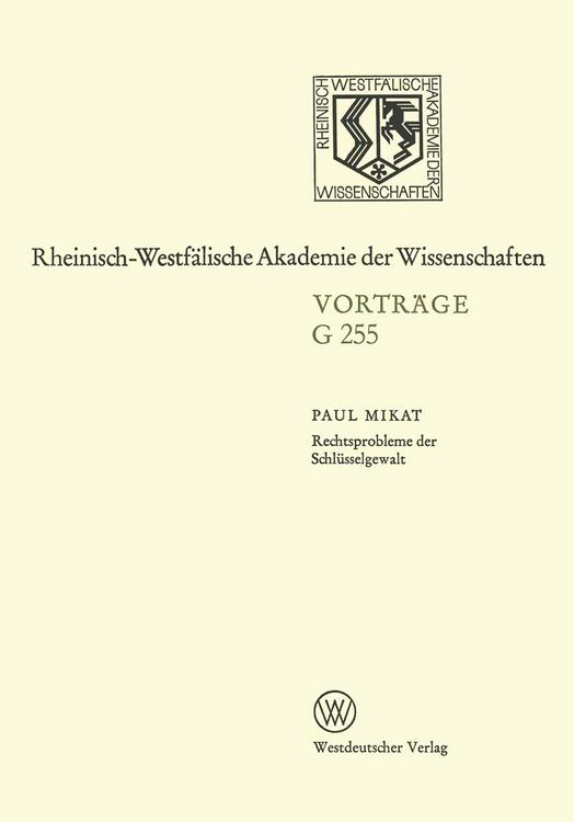 Produktbild: Rechtsprobleme der Schl&uuml;sselgewalt