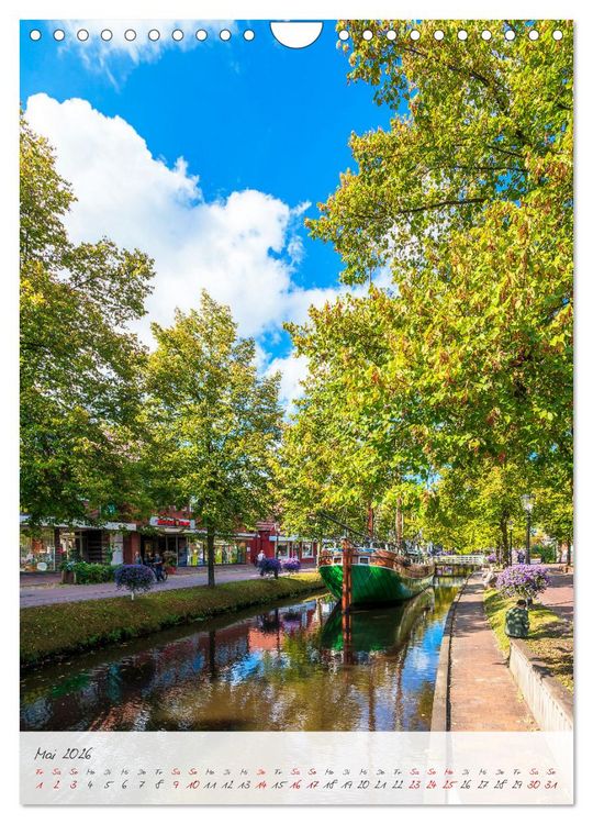 Produktbild: Papenburg. L&auml;ngste Fehnkolonie Deutschlands (Wandkalender 2026 DIN A4 hoch), CALVENDO Monatskalender