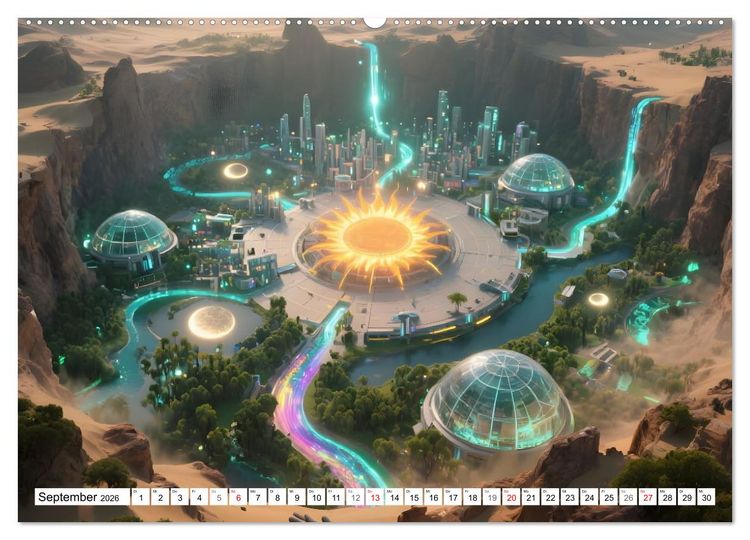 Produktbild: Universum der Tr&auml;ume (Wandkalender 2026 DIN A2 quer), CALVENDO Monatskalender