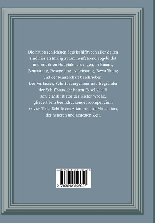 Produktbild: Geschichte der Segelschiffe