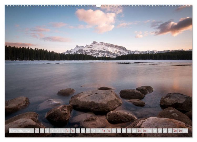 Produktbild: Die kanadischen Rockies (Wandkalender 2026 DIN A2 quer), CALVENDO Monatskalender