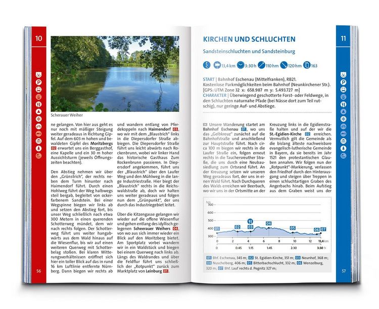 Produktbild: KOMPASS Wanderf&uuml;hrer N&uuml;rnberg, Frankenalb, Frankenh&ouml;he, Steigerwald, Fr&auml;nkisches Seenland, 55 Touren mit Extra-Tourenkarte