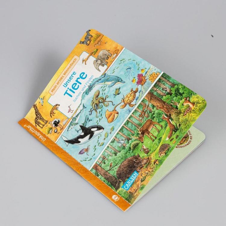 Produktbild: Unkaputtbar: Mein erstes Wimmelbuch: Unsere Tiere