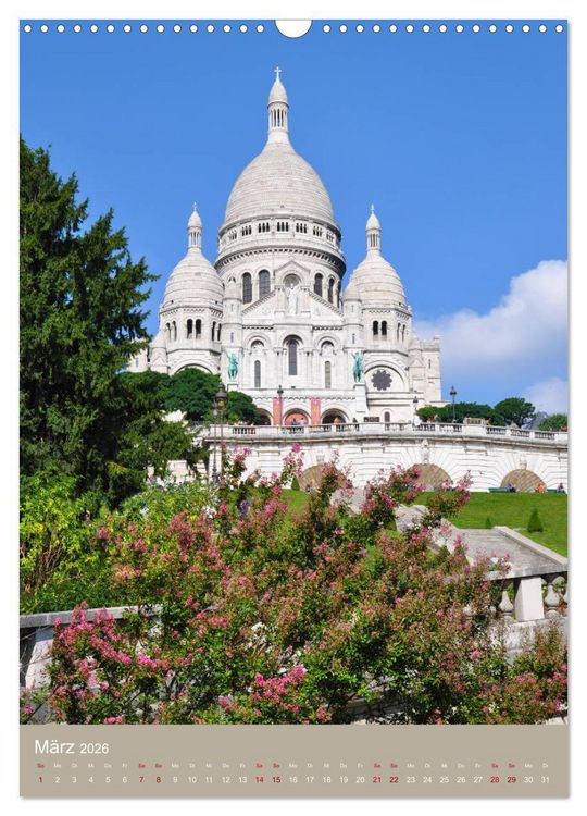 Produktbild: Erlebe mit mir Paris (Wandkalender 2026 DIN A3 hoch), CALVENDO Monatskalender