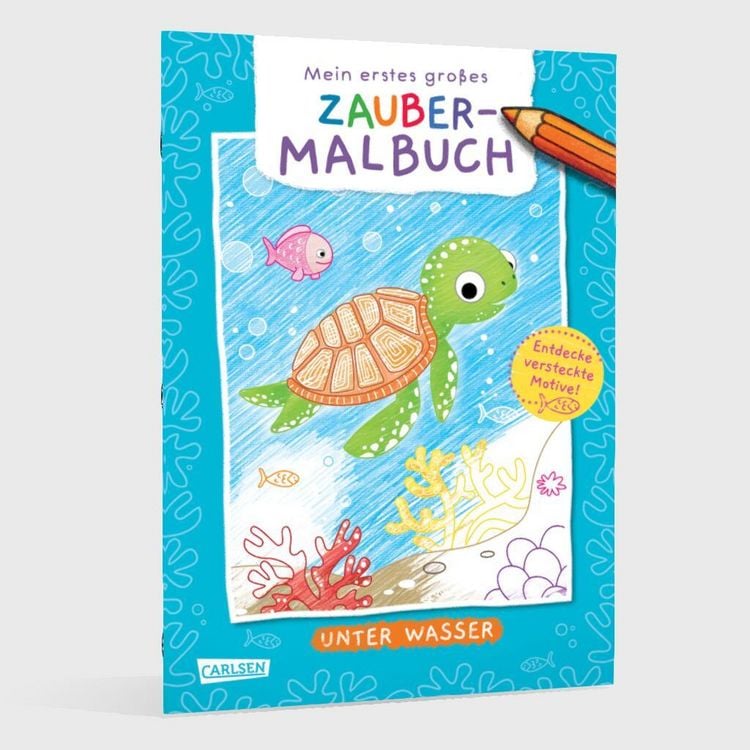 Produktbild: Ausmalbilder f&uuml;r Kita-Kinder: Mein erstes gro&szlig;es Zauber-Malbuch: Unter Wasser