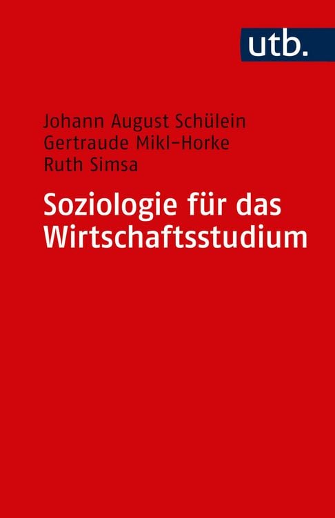 Produktbild: Soziologie f&uuml;r das Wirtschaftsstudium