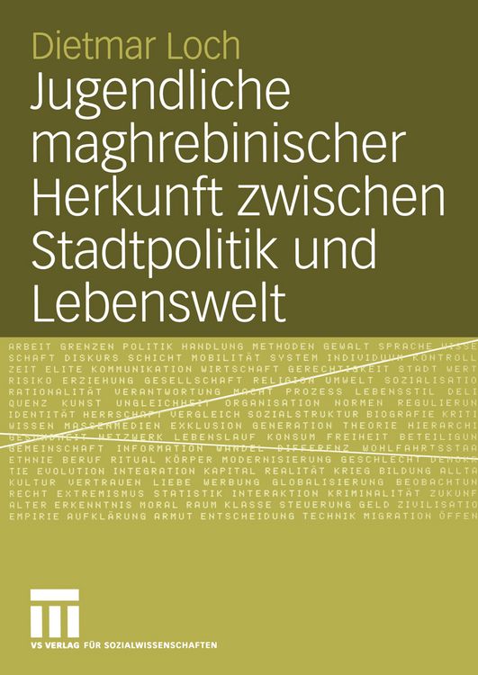 Produktbild: Jugendliche maghrebinischer Herkunft zwischen Stadtpolitik und Lebenswelt