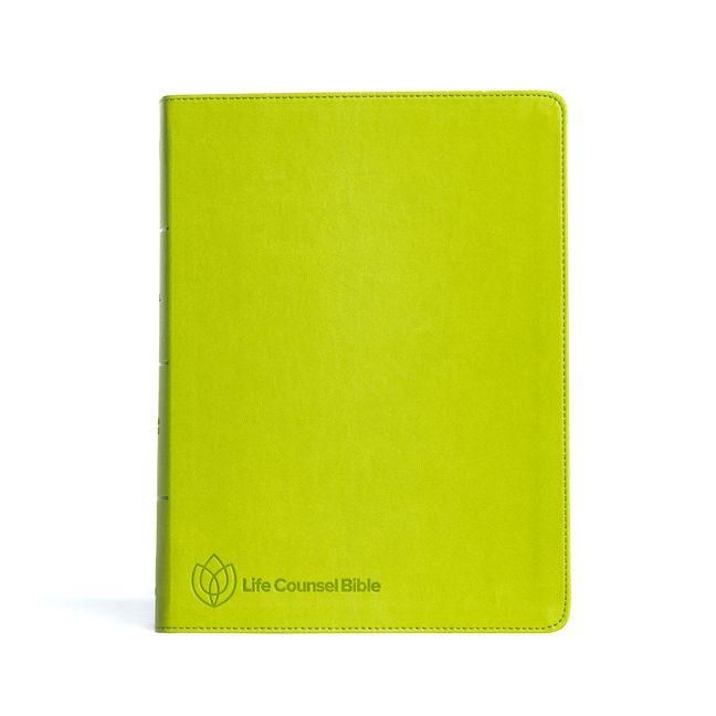 Produktbild: CSB Life Counsel Bible, Apple Green Leathertouch