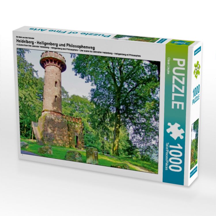 Produktbild: CALVENDO Puzzle Ein Motiv aus dem Kalender Heidelberg - Heiligenberg und Philosophenweg 1000 Teile Puzzle quer | 1000 Teile Lege-Gr&ouml;&szlig;e 64 &times; 48 cm Foto-Puzzle f&uuml;r gl&uuml;ckliche Stunden