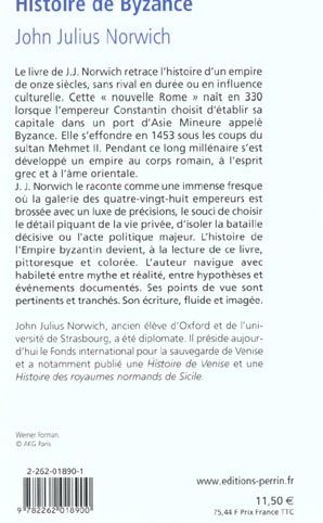 Produktbild: Histoire de Byzance (330-1453)