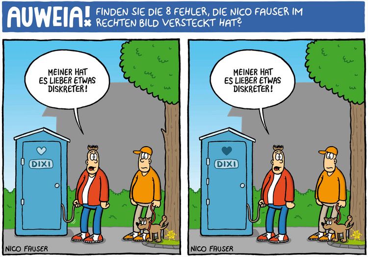 Produktbild: Finde den Fehler - Bildersuchr&auml;tsel mit Cartoons