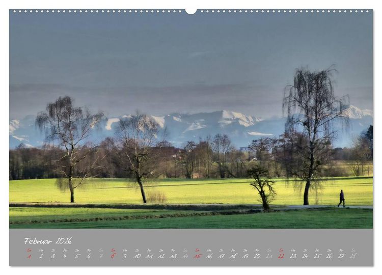 Produktbild: Farbrausch Bodensee (hochwertiger Premium Wandkalender 2026 DIN A2 quer), Kunstdruck in Hochglanz