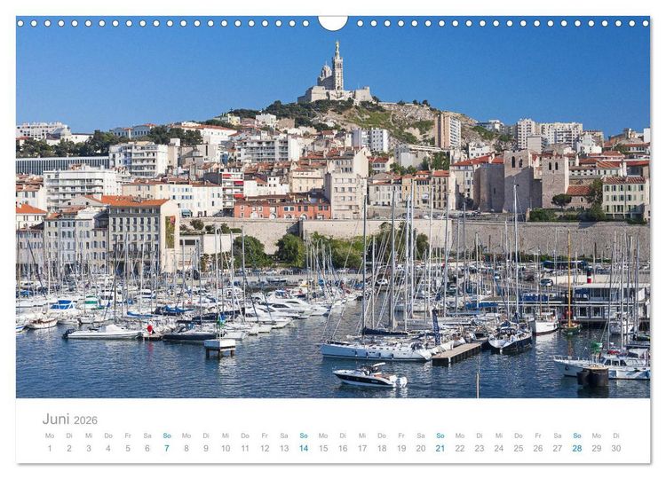Produktbild: Marseille Maritime Metropole (Wandkalender 2026 DIN A3 quer), CALVENDO Monatskalender