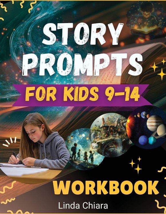 Produktbild: Story Prompts For Kids 9-14 Workbook