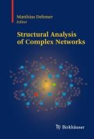 Produktbild: Structural Analysis of Complex Networks