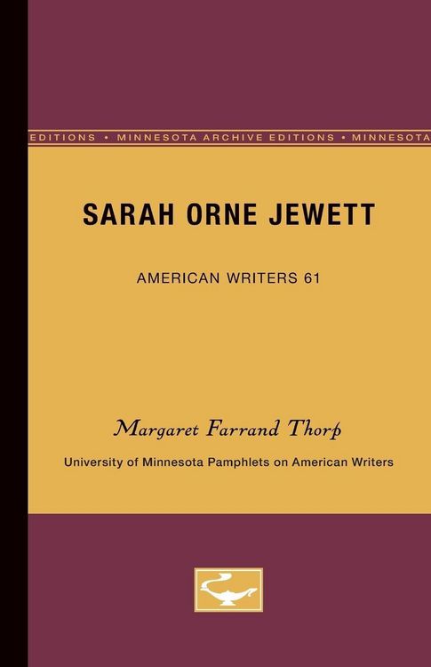 Produktbild: Sarah Orne Jewett - American Writers 61