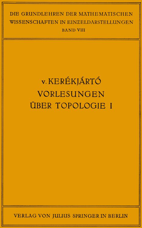 Produktbild: Vorlesungen &uuml;ber Topologie