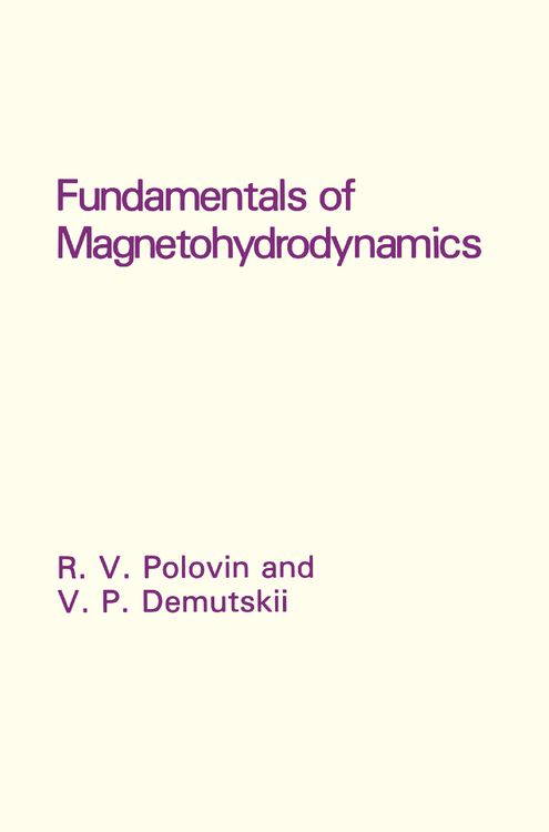 Produktbild: Fundamentals of Magnetohydrodynamics