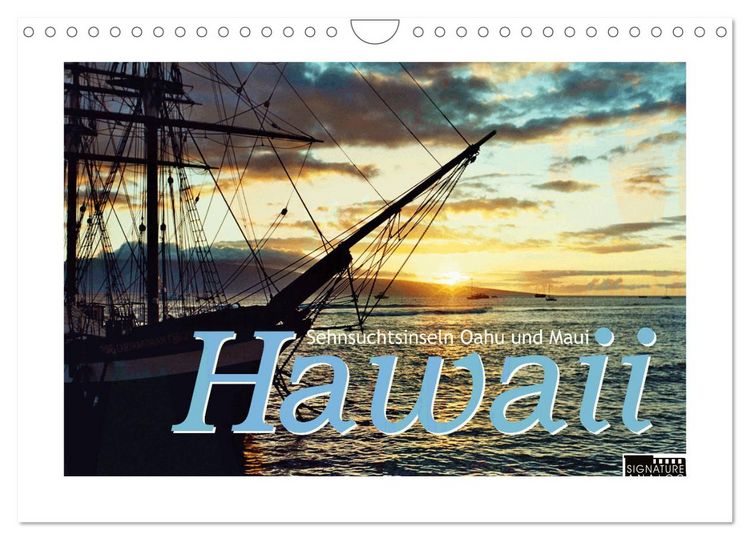 Produktbild: Hawaii - Sehnsuchtsinseln Oahu und Maui (Wandkalender 2026 DIN A4 quer), CALVENDO Monatskalender