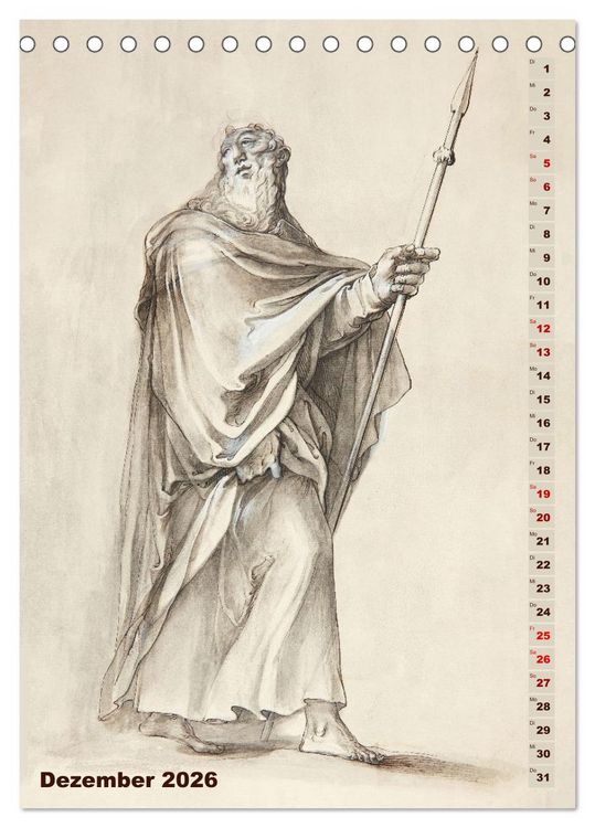 Produktbild: Jesus und die zw&ouml;lf Apostel (Tischkalender 2026 DIN A5 hoch), CALVENDO Monatskalender
