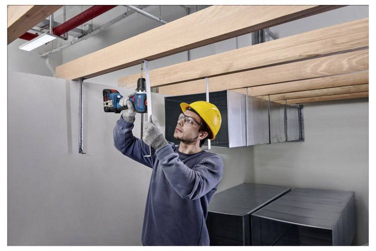 Produktbild: Bosch Professional GSR + GDX + GBH + 3x5.0Ah + GAL 12V/18V-80 0615A50093 Werkzeugset