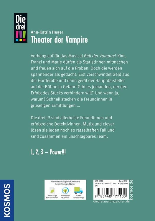 Produktbild: Die drei !!!, 110, Theater der Vampire