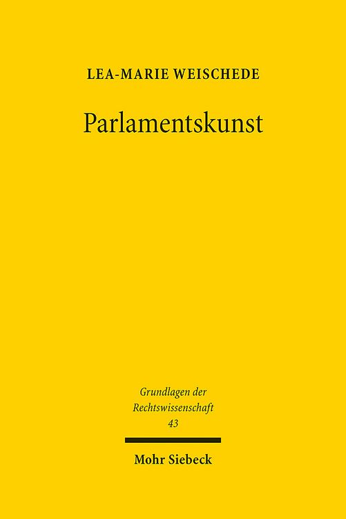 Produktbild: Weischede, L: Parlamentskunst