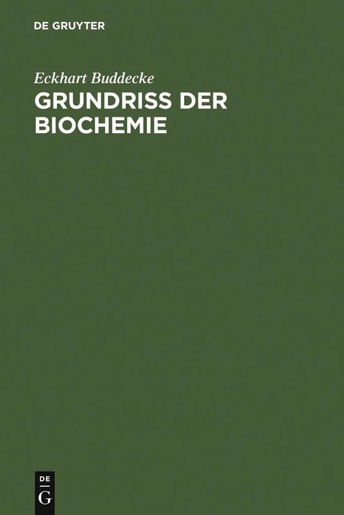Produktbild: Grundri&szlig; der Biochemie