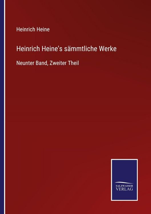 Produktbild: Heinrich Heine's s&auml;mmtliche Werke