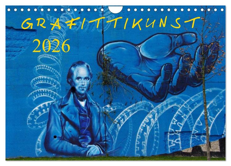 Produktbild: Grafittikunst (Wandkalender 2026 DIN A4 quer), CALVENDO Monatskalender
