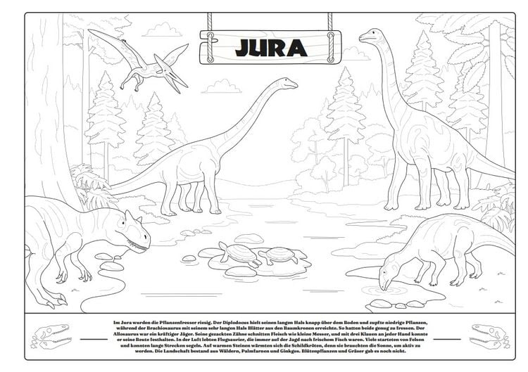 Produktbild: Mein extra gro&szlig;es Malbuch - Dinosaurier