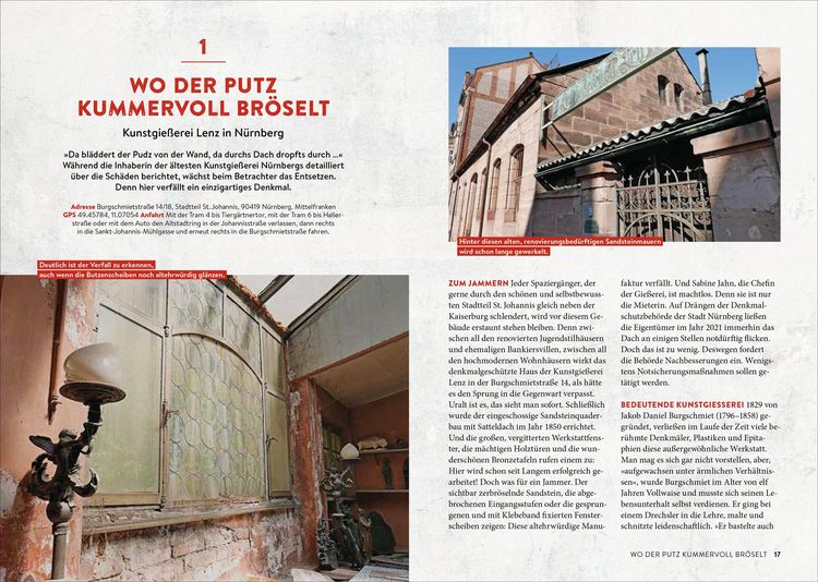 Produktbild: Lost & Dark Places N&uuml;rnberg, F&uuml;rth, Erlangen