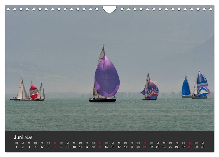 Produktbild: Segelboote auf dem Bodensee (Wandkalender 2026 DIN A4 quer), CALVENDO Monatskalender