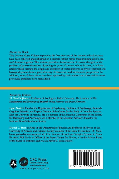 Produktbild: Pattern Formation In The Physical And Biological Sciences