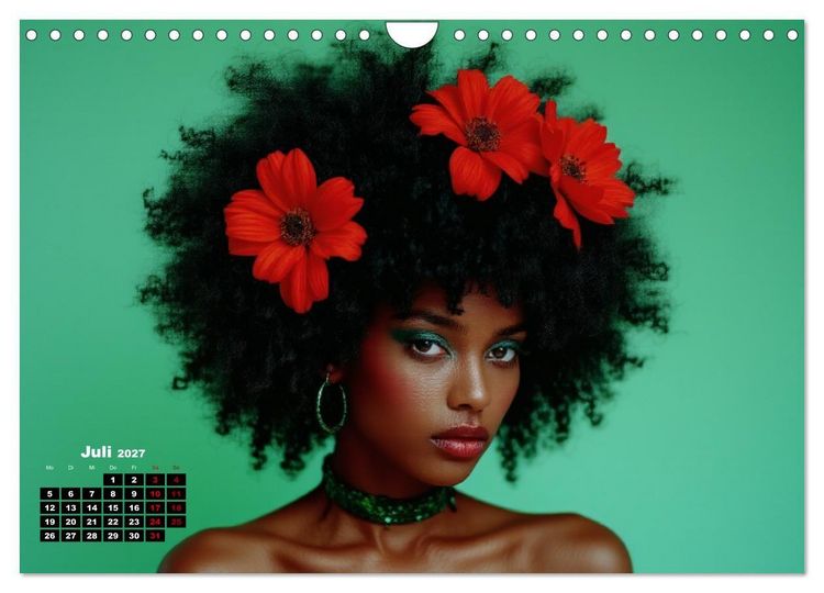 Produktbild: Florale Anmut (Wandkalender 2027 DIN A4 quer), CALVENDO Monatskalender